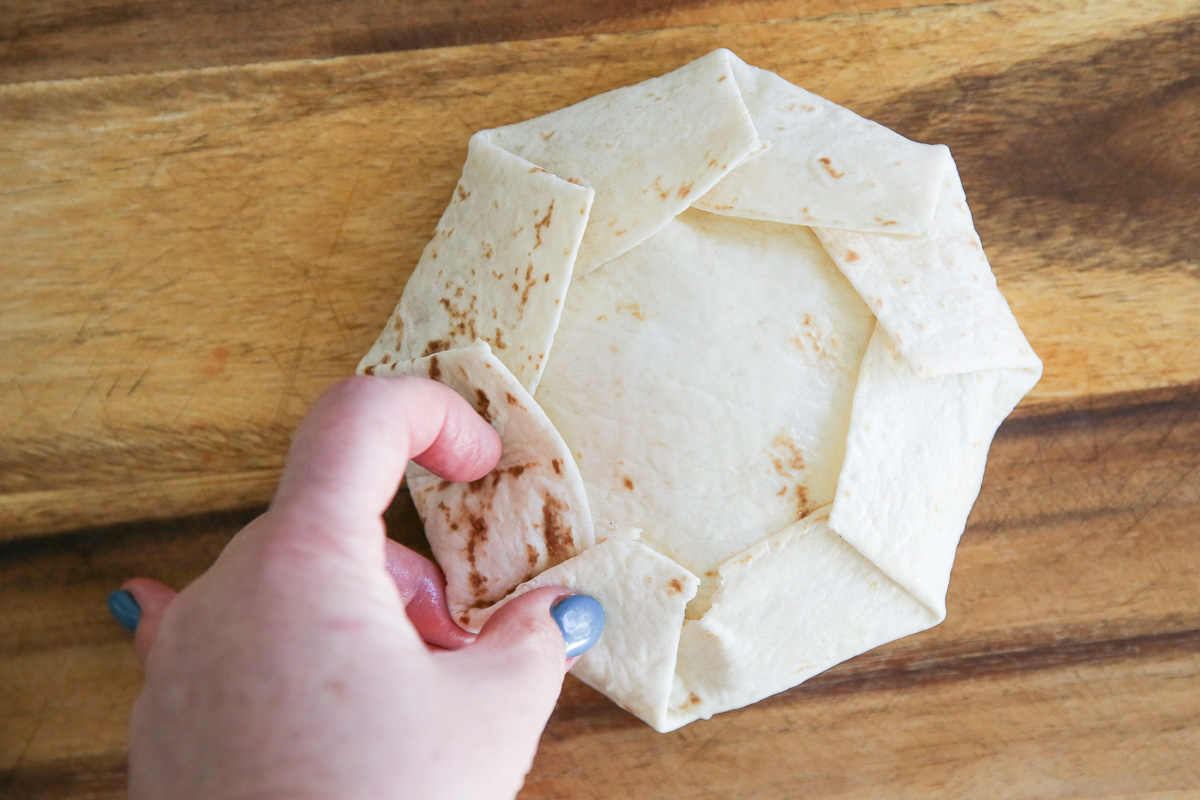 folded crunch wrap