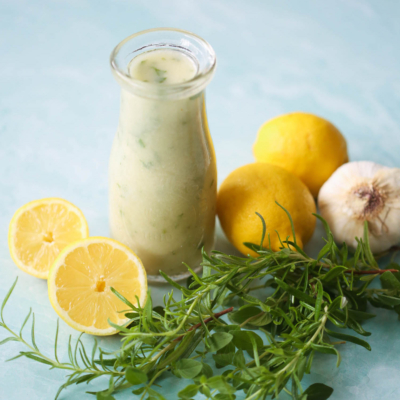 garlic herb lemon vinaigrette and marinade from our best bites