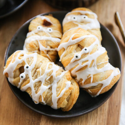 nutella banana rolls for halloween