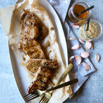honey mustard pork chops
