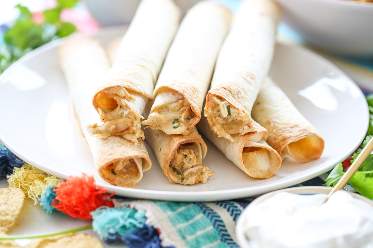 baked chicken taquitos