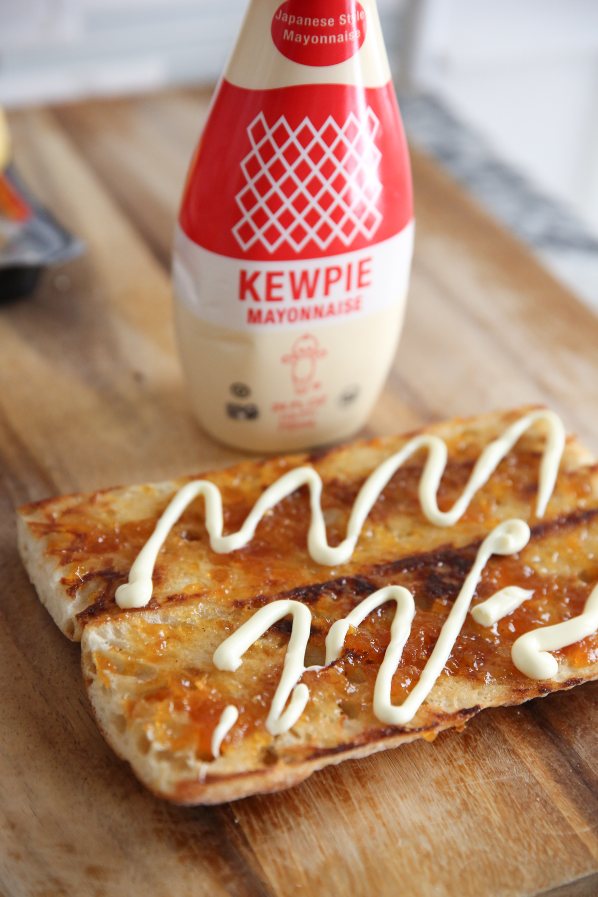 assembling a Turkey and Pear Sandwich