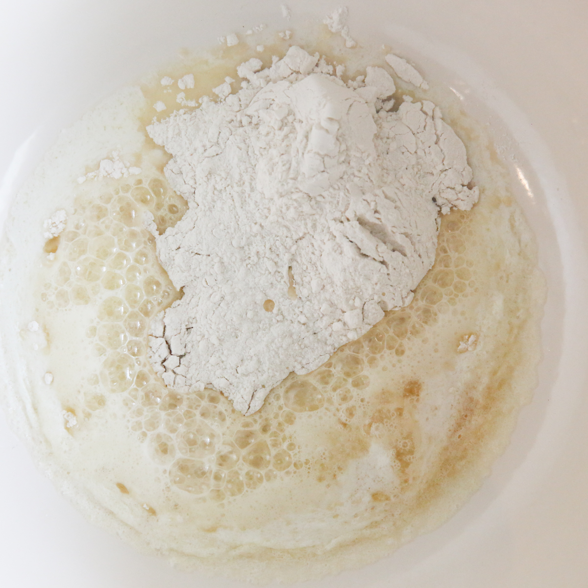 making baked potato soup