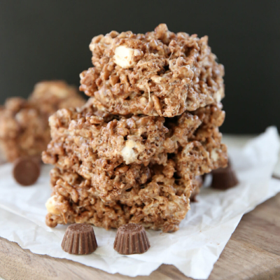 Peanut Butter Cup Rice Krispie Treats
