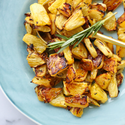 Roasted Rosemary Pineapple