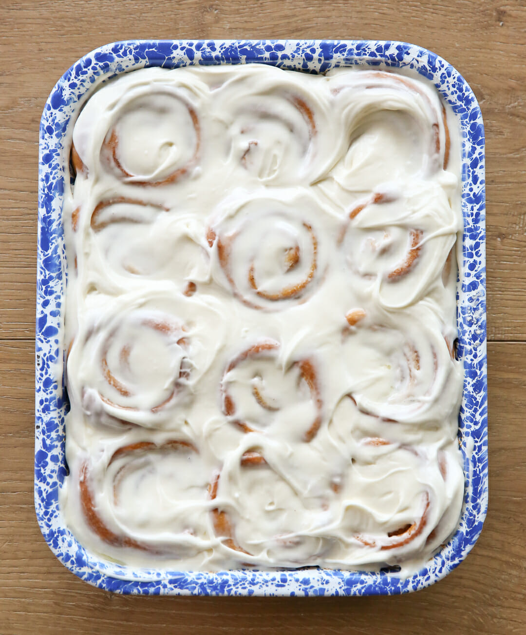 Cinnamon Rolls in Pan