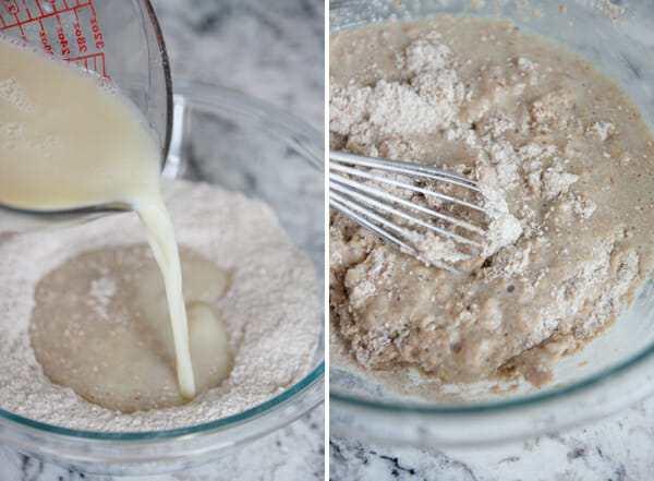 Whisking dry and wet